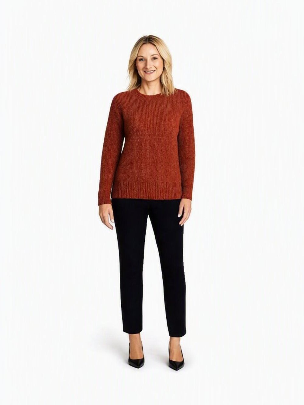 Kasper Black Side Zip Slim Pants | Classic Workwear Chic | Approx. Size 14